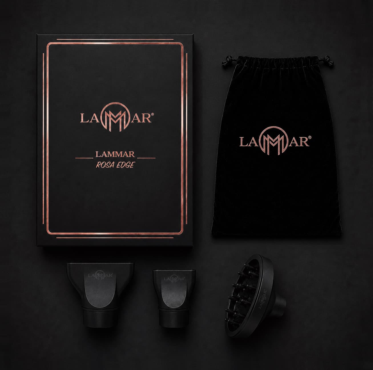 LAMMAR Rosa Edge presentation box with accessories